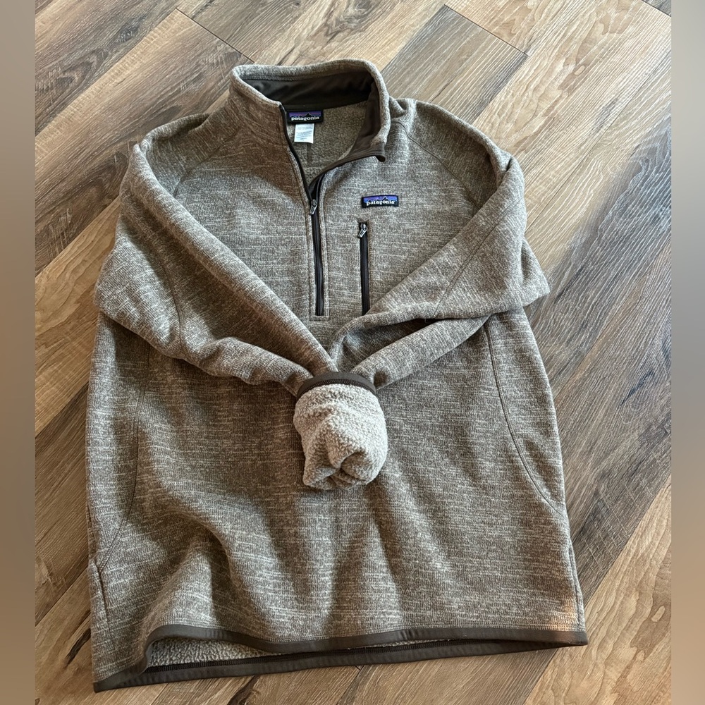 MENS PATAGONIA QUARTER ZIP SIZE L